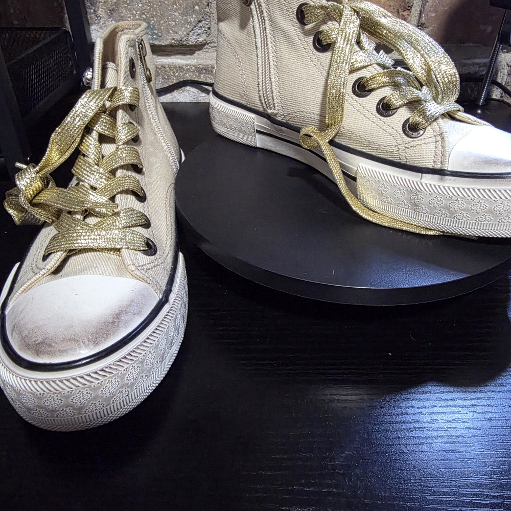 Blowfish Malibu Distressed High-Top Sneakers - Picture 5 of 7